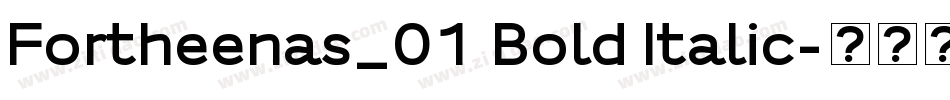 Fortheenas_01 Bold Italic字体转换